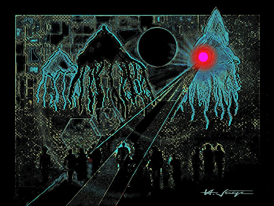 War of the Worlds Mixed Media by Hartmut Jager