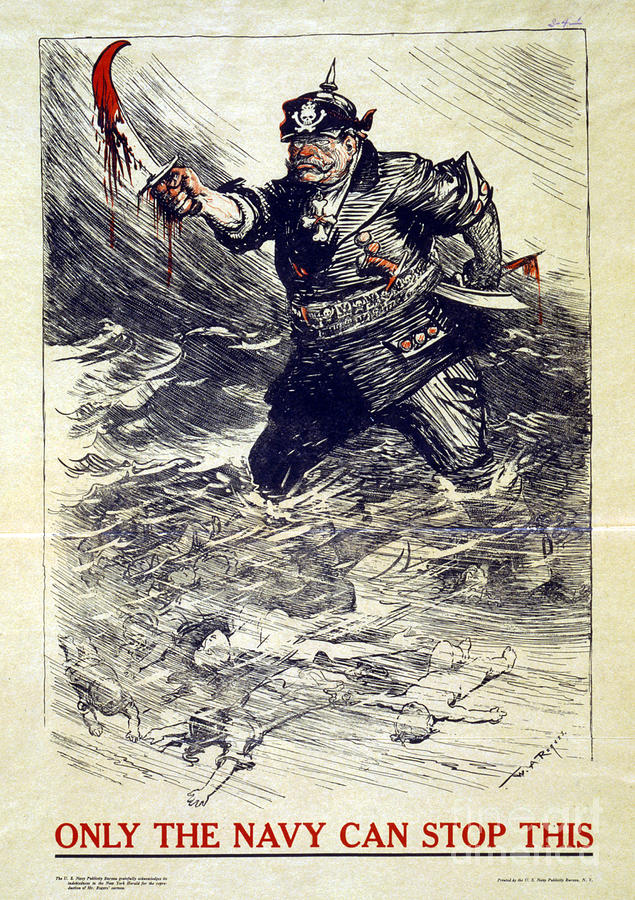 War Poster, 1917 Drawing by William Allen Rogers