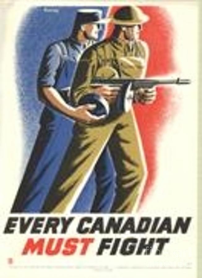 War Propaganda Canada Painting by Julie Kelly - Fine Art America