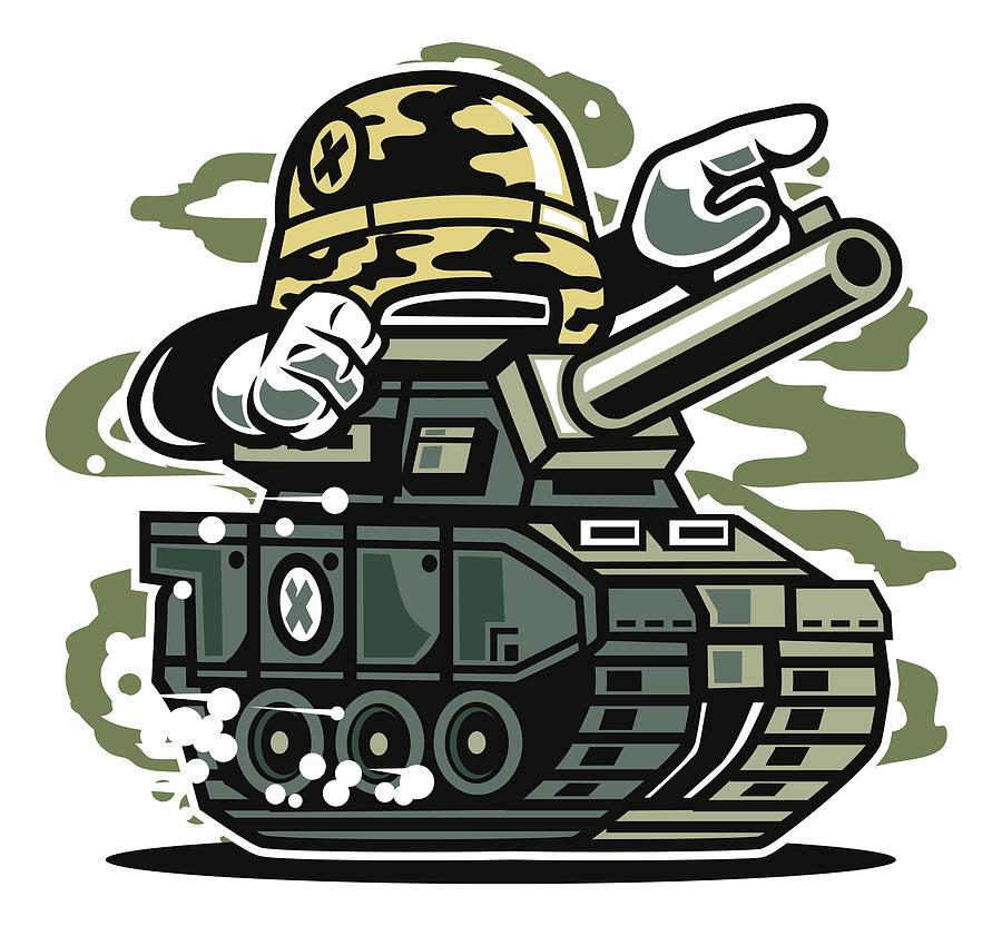 War Tank Digital Art by Long Shot