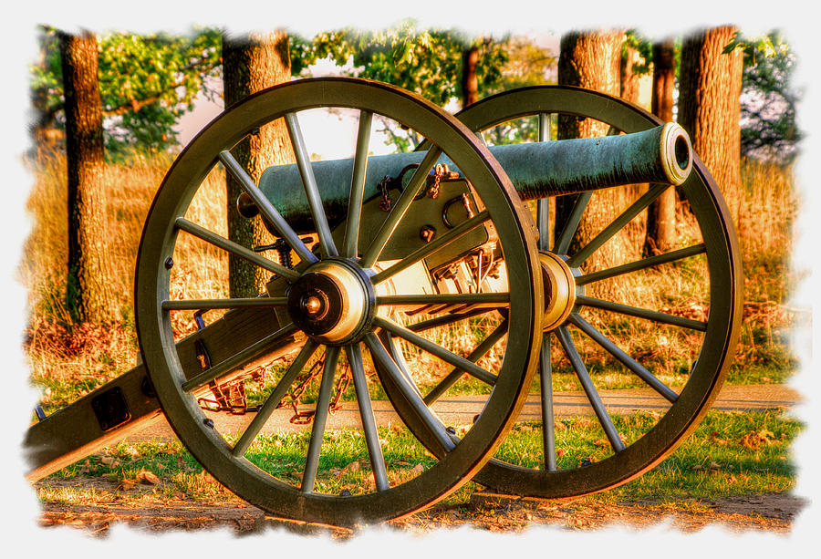 War Thunder - Union Artillery Just North of the High Water Mark During Picketts Charge - Gettysburg Photograph by Michael Mazaika