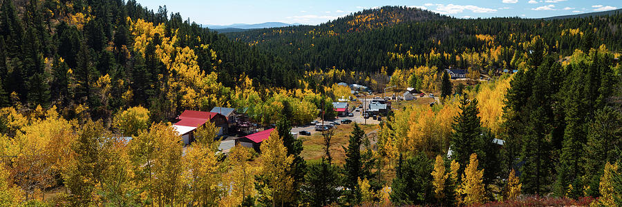 Ward Colorado Panoramic Autumn View Photograph