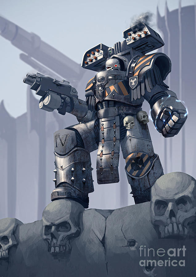 Warhammer Tyrant Siege Terminator Digital Art by Tokyo Clinder - Fine ...