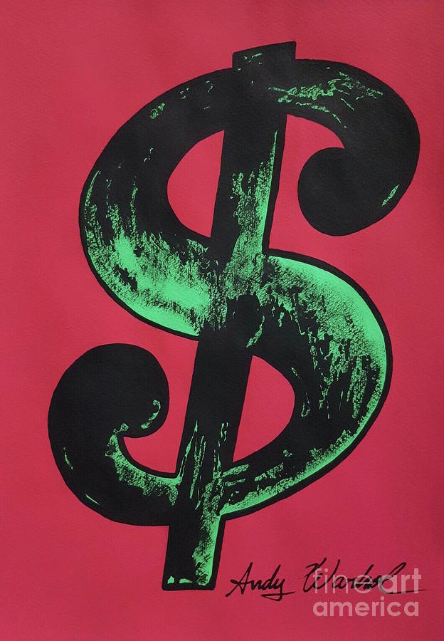 Warhol Dollar Sign Painting by Street Art - Fine Art America