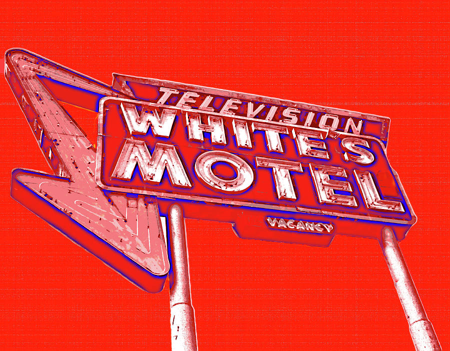 Red Whites Motel Photograph by Matthew Bamberg