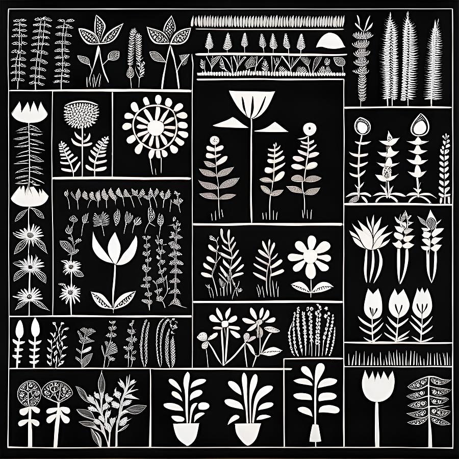 Warli art 2 Digital Art by Kristen O'Sullivan - Fine Art America