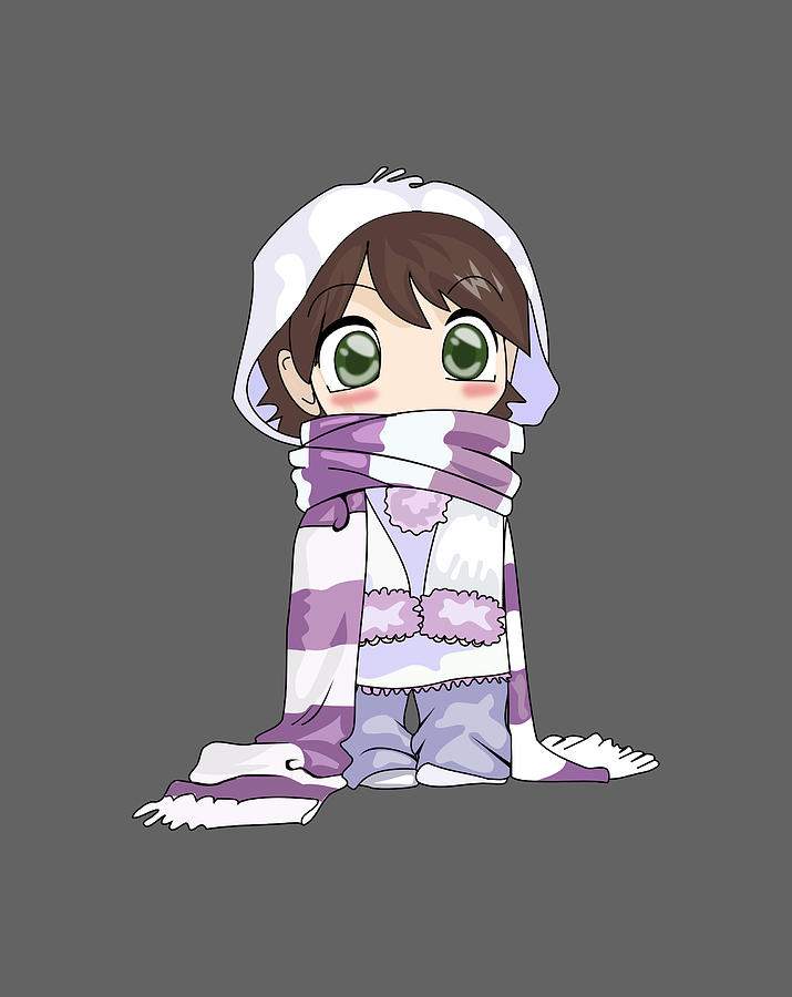 Warm and Cozy Anime Girl Drawing by Enjoy Everything - Pixels
