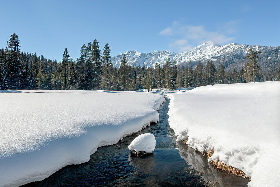 Warm Creek in Winter Photograph by Jack Bell
