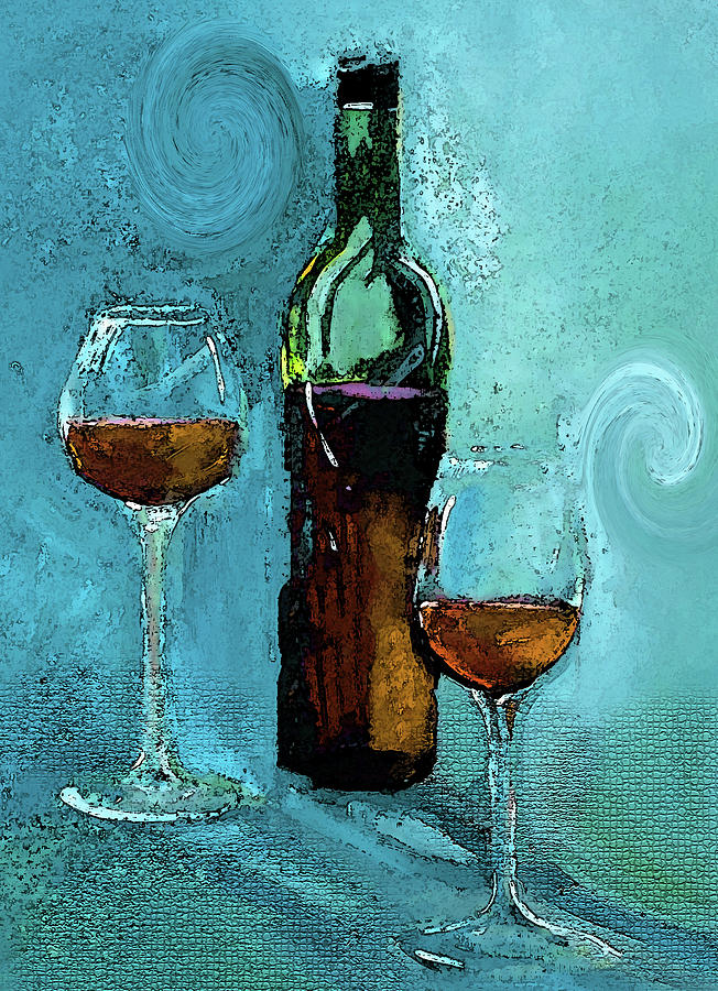 Warm Drink For Two Painting by Lisa Kaiser