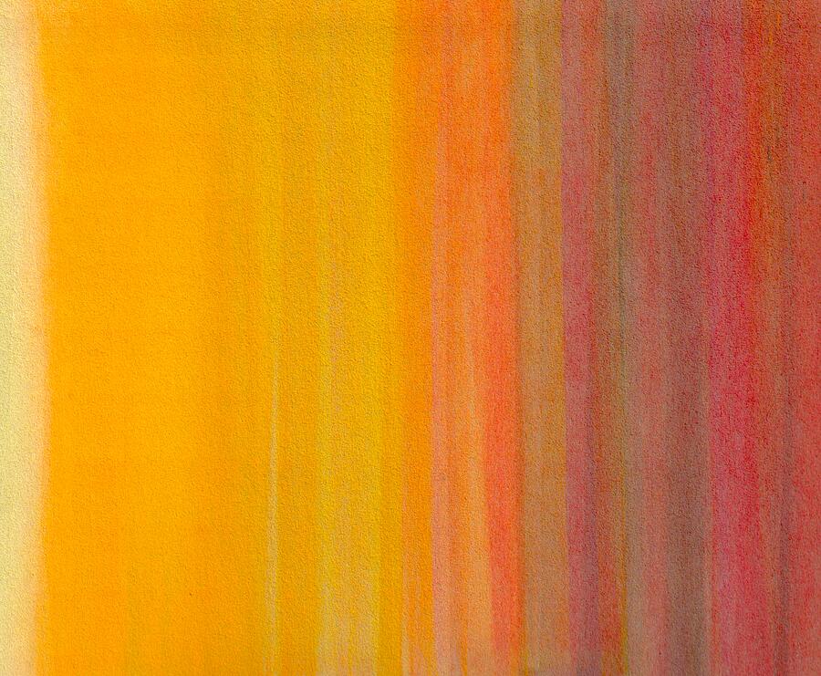 Abstract Pastel - Warm Gradient Painting by Bridie OBrien