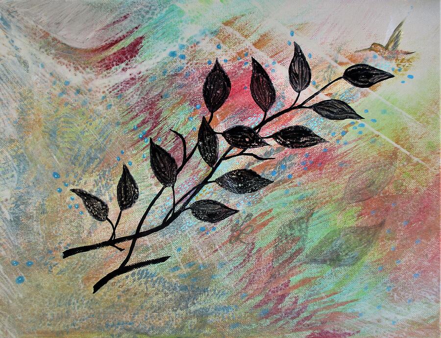 Warm Hummingbird Breeze Painting by Lynn Raizel Lane