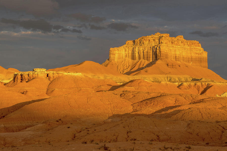 Warm Morning Light on Wild Horse Butte Photograph by Eric Albright