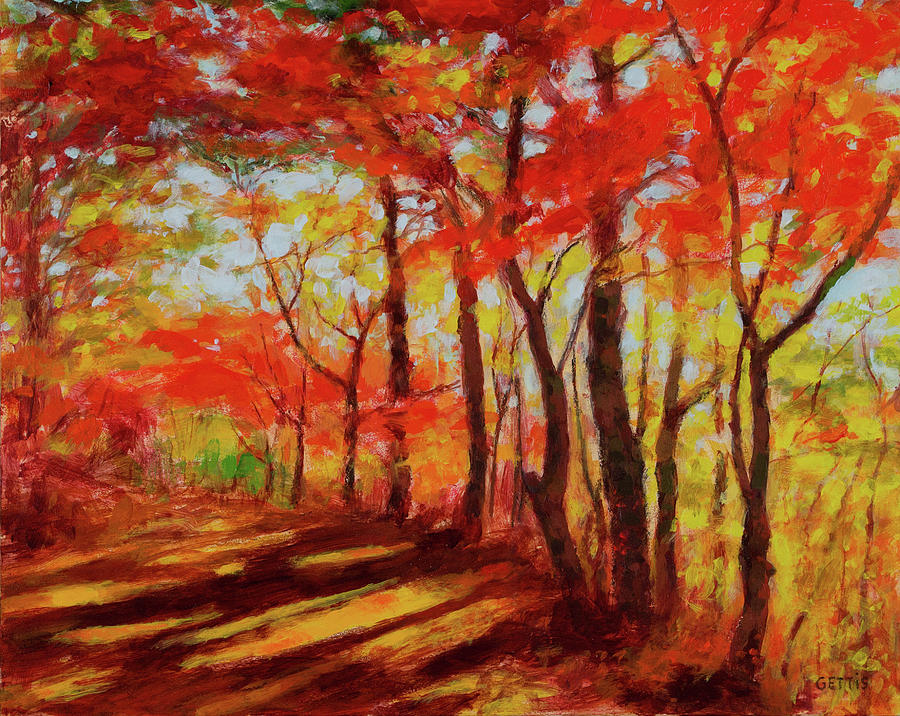 Sunny Path Painting by Jeff Gettis