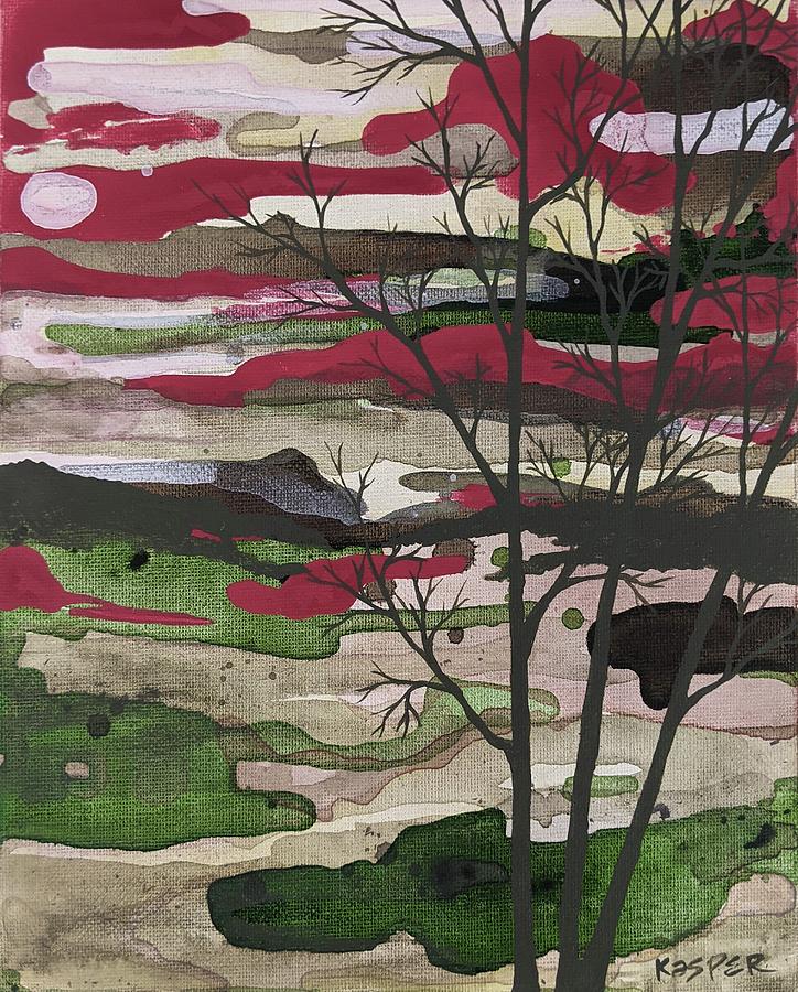 Warm Rising Painting by Sarah Kasper Warm Rising Painting by Sarah Kasper
