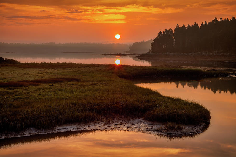 Acadia Sunrise 0541 Photograph by Greg Hartford