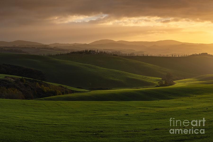 Fall Photograph - Tuscan Sunrise by Nando Lardi