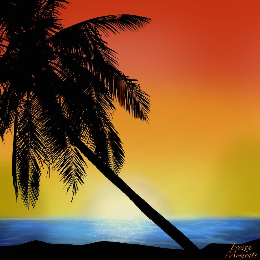 Warm Sunset Digital Art by Tracy Byers - Fine Art America