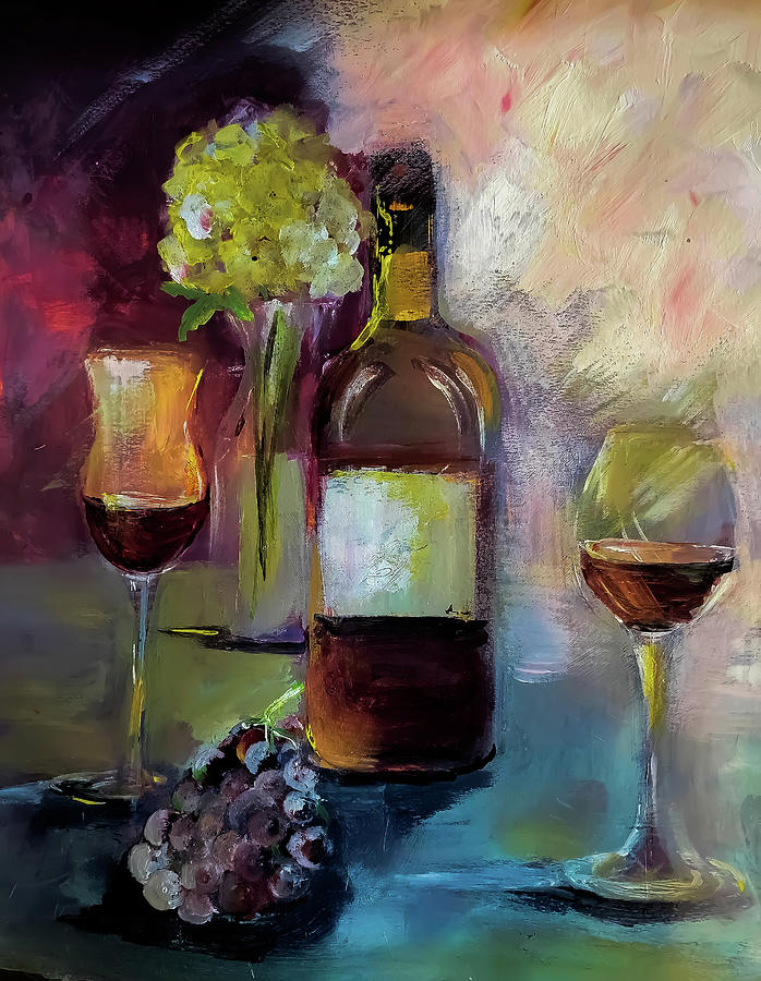 Warm Welcome To The Season Of Drinking Painting by Lisa Kaiser