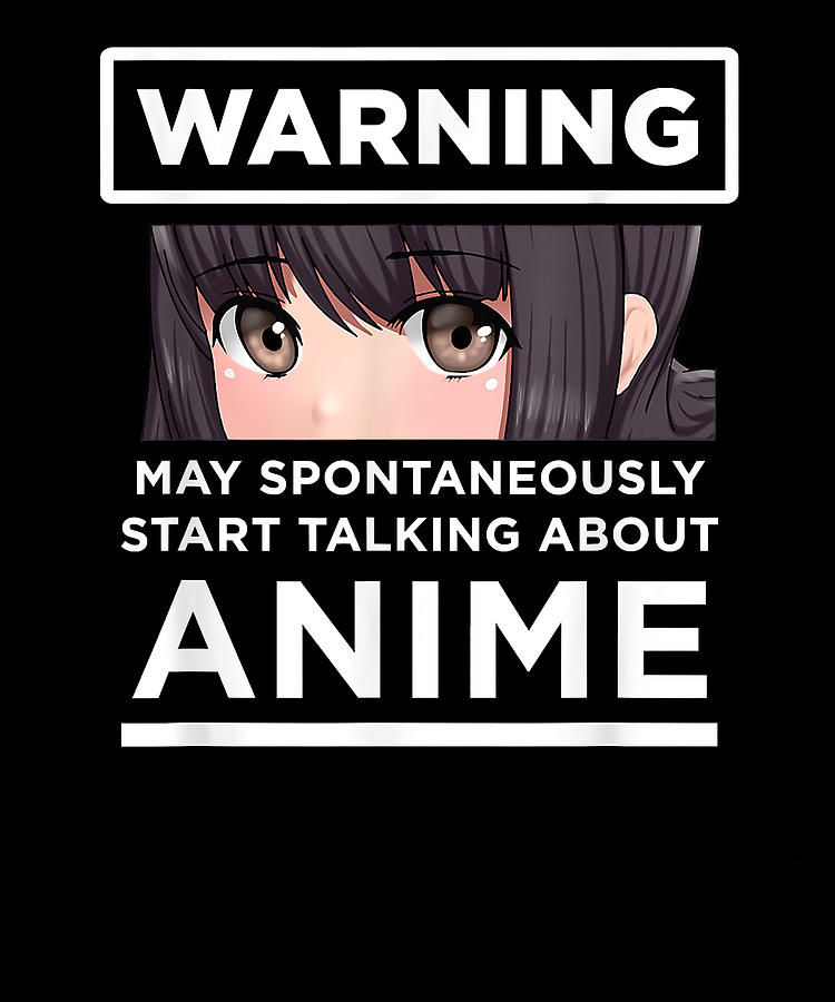 Anime Warning Stickers for Sale | Redbubble