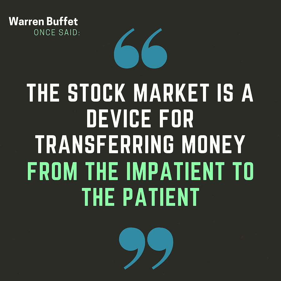 Warren Buffet on the stock market Poster cute Painting by Evie Keeley ...