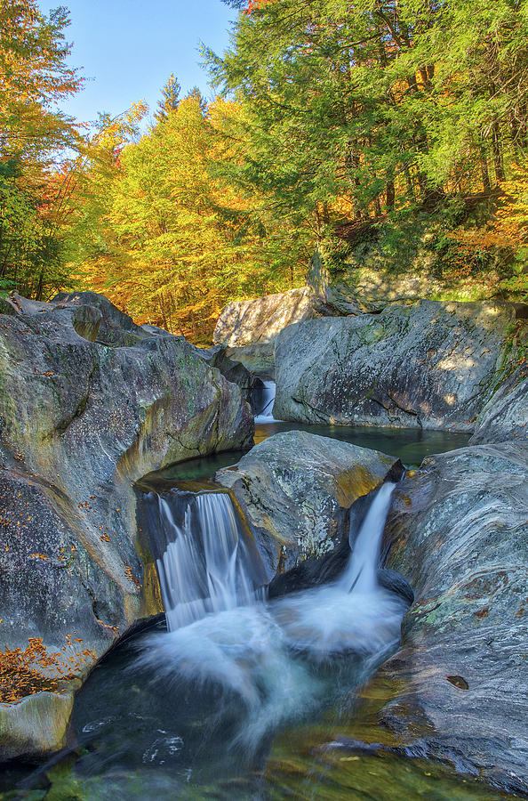 Warren Falls Vermont Route 100  Photograph by Juergen Roth