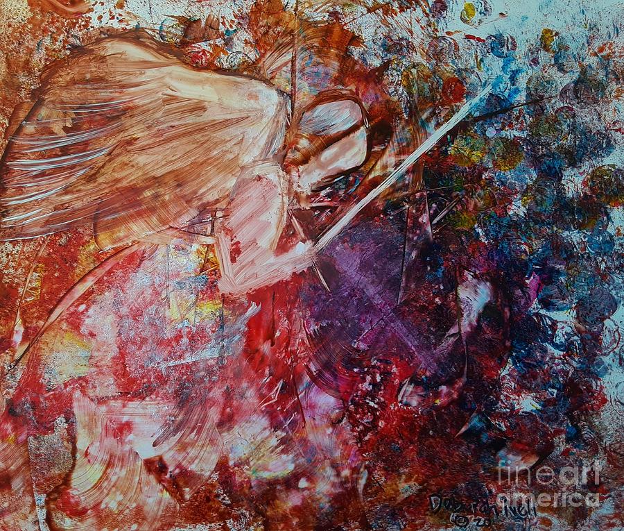 Warrior Angel Painting by Deborah Nell