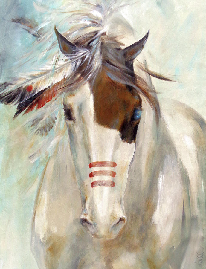 Warrior Painting by Dina Dargo