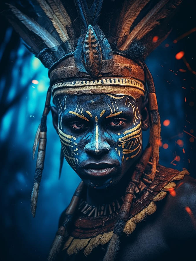 Warrior from Chimbu Tribe Papua New Guinea Sur ceca ea ab de eafc, by ...