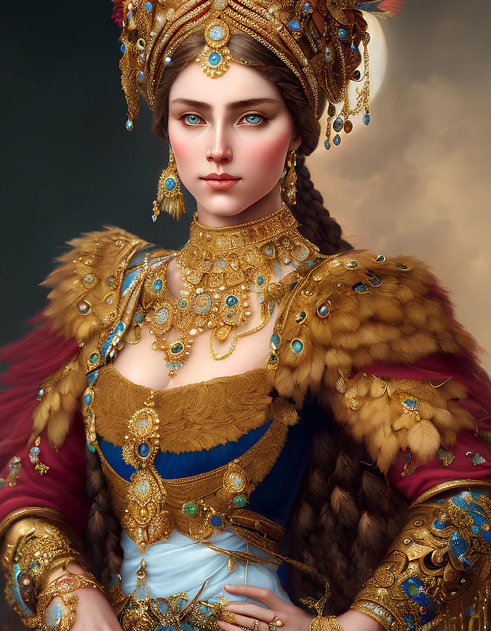 Warrior Maiden IIi Digital Art by Otto Rapp - Pixels