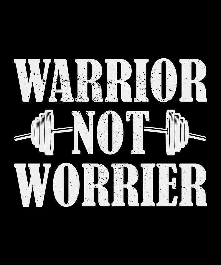 Warrior not Worrier Poster 80s Painting by Wood Beth | Fine Art America