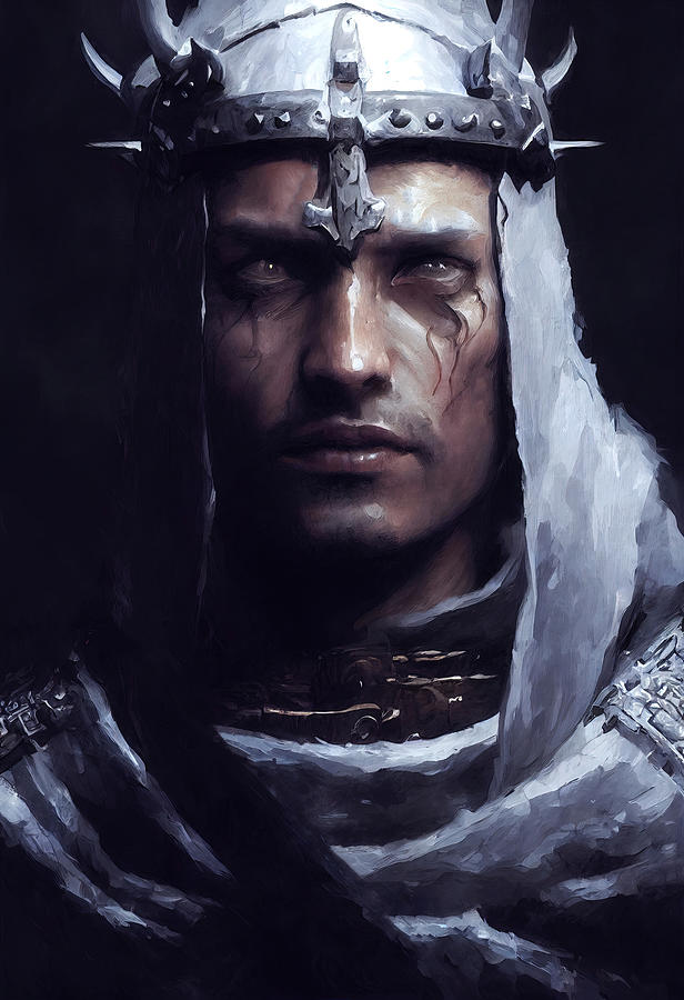 Warrior of a Fantasy World, 01 Painting by AM FineArtPrints