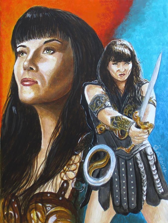 Warrior Princess  Painting by Al  Molina