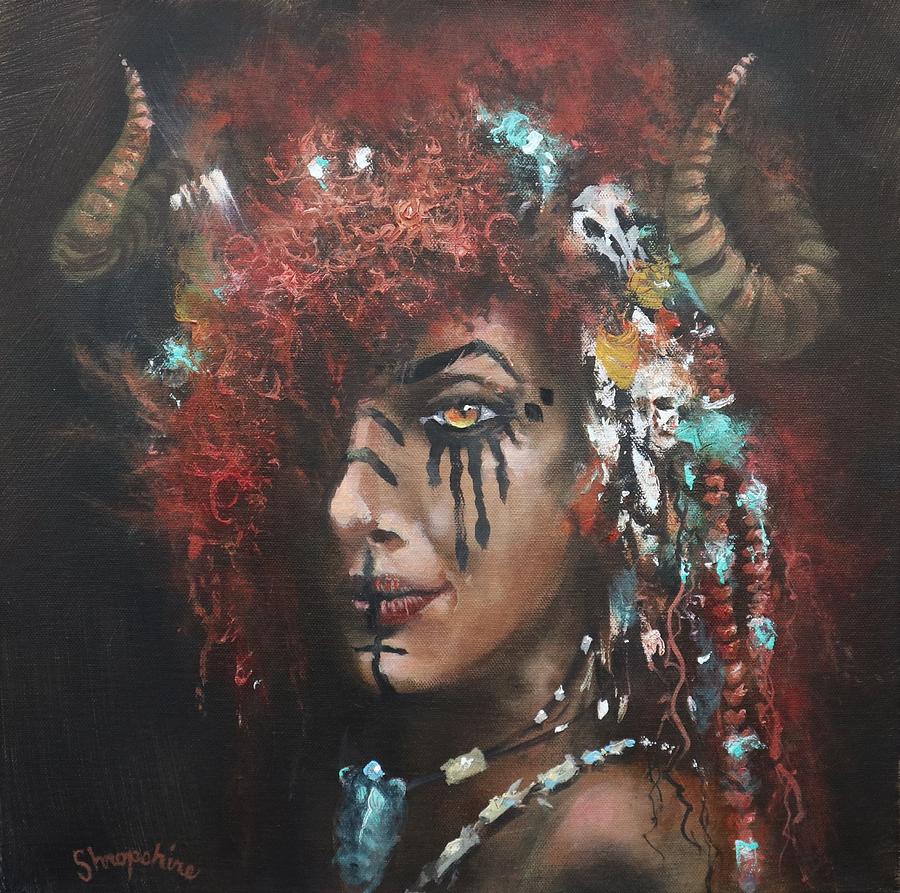Warrior Queen Painting by Tom Shropshire