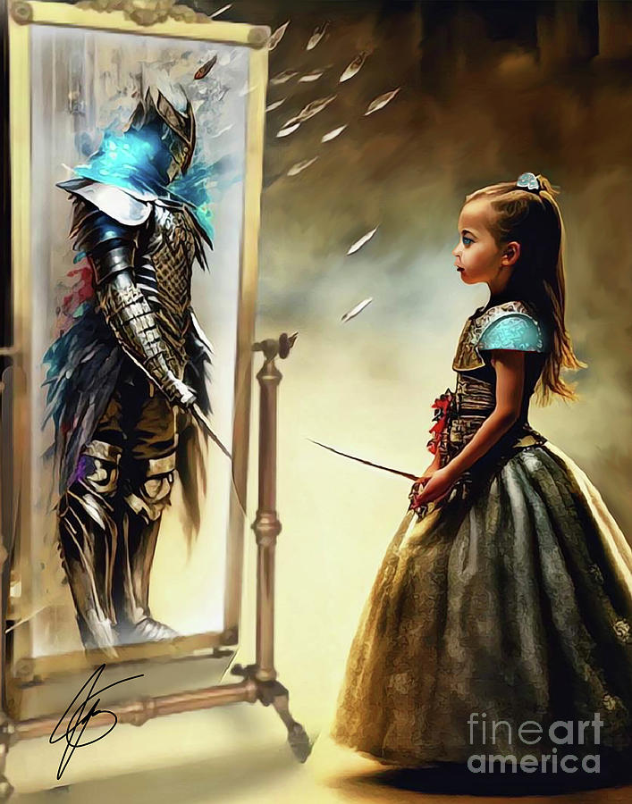 Warrior Within Digital Art by Jennifer Page