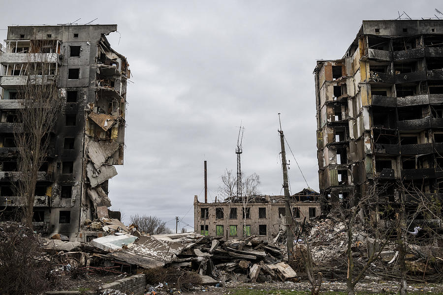 Wars destruction in Ukraine Photograph by Joel Carillet