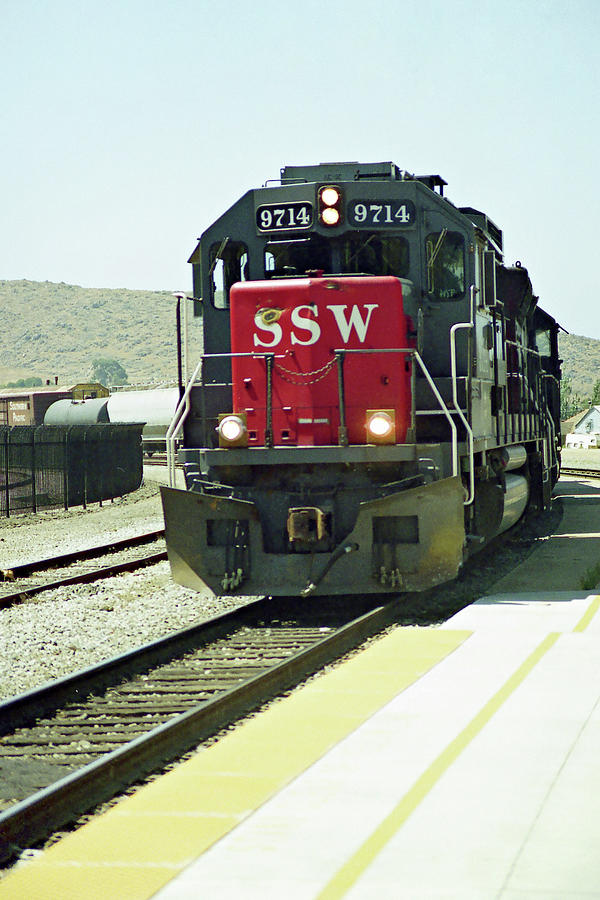 Warts and All -- SSW EMD GP60 Locomotive in San Luis Obispo, California Photograph by Darin Volpe