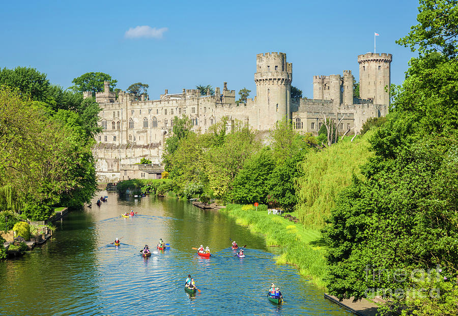 Warwick Castle and River Avon, England Photograph by Neale And Judith Clark