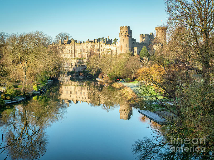 Warwick Castle and the River Avon Photograph by Colin and Linda McKie