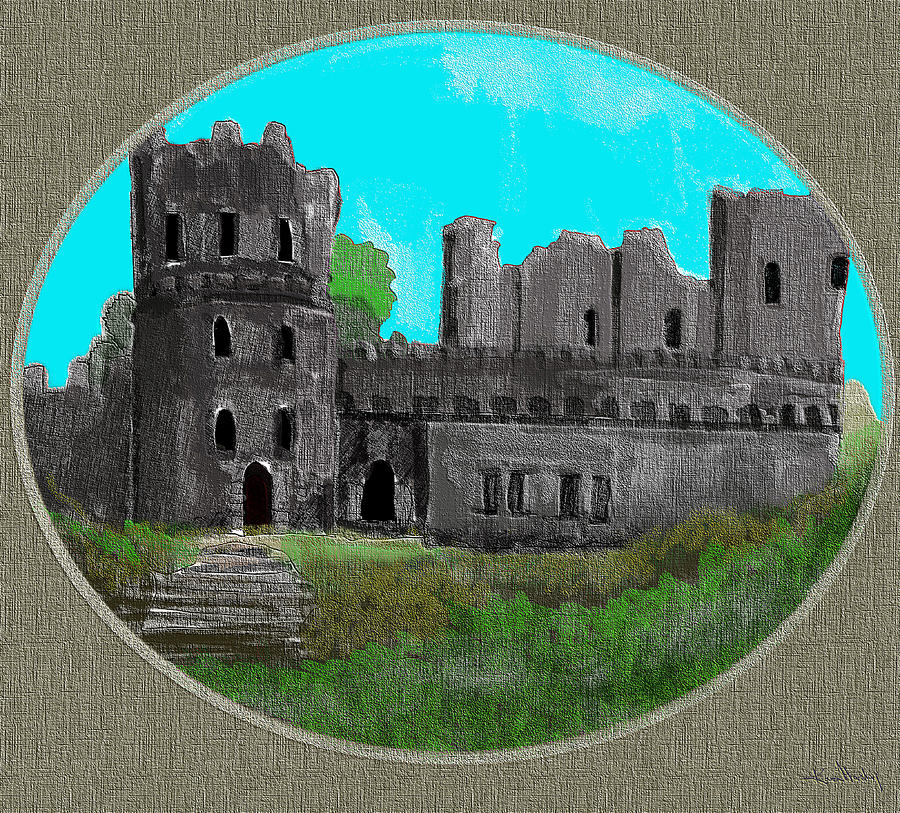 Warwickshire Castle Painting