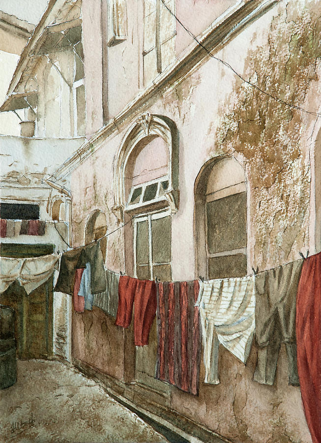 Wash Day Painting by Tesh Parekh
