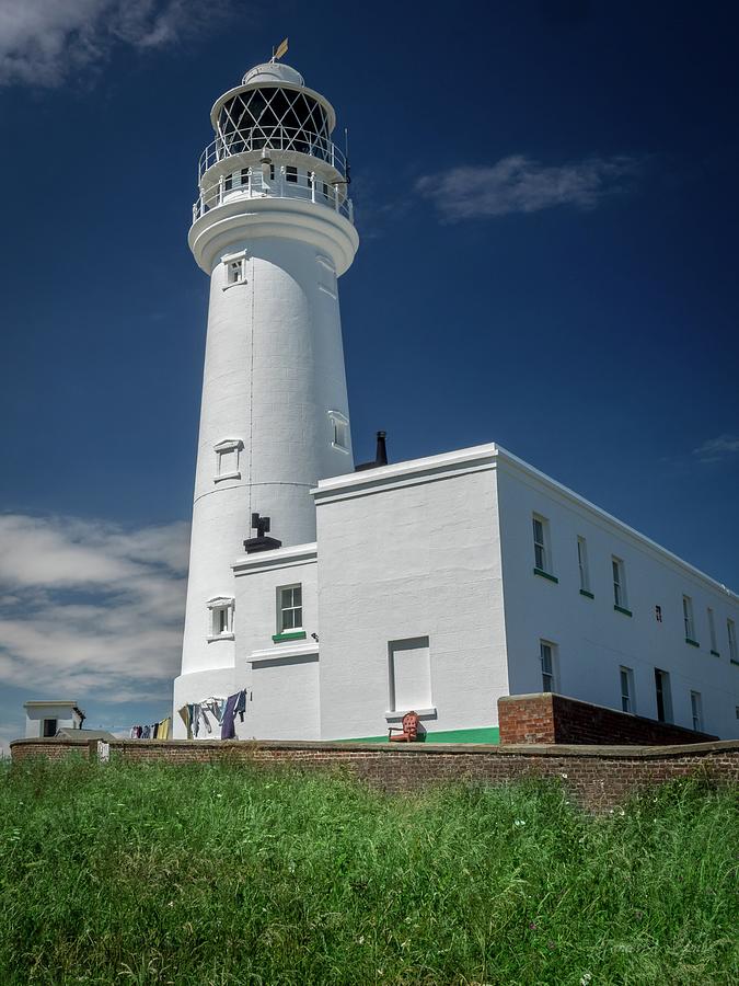 Washday at Flamborough Head Lighthouse by James Lamb Washday at Flamborough Head Lighthouse by James Lamb