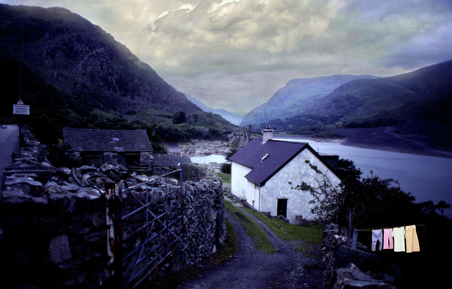 Mountain Photograph - Washday at the White Cottage by Wayne King