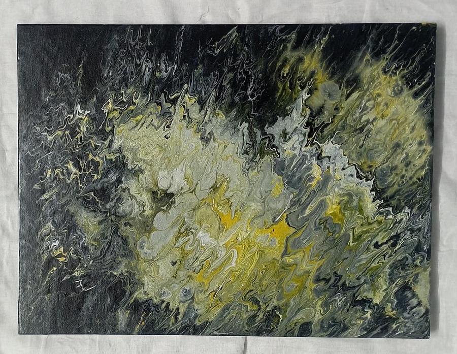 Abstract Painting - Washed out by Soham Mukherjee