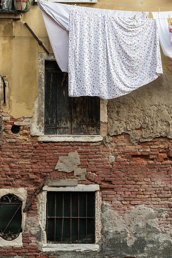 Washing, Venice, Italy Photograph by Sarah Howard