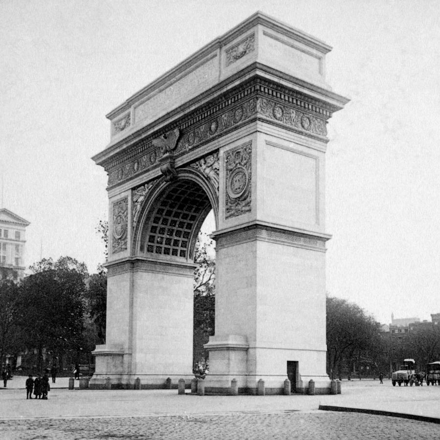 Washington Arch - New York City - Circa 1896 Photograph by War Is Hell Store