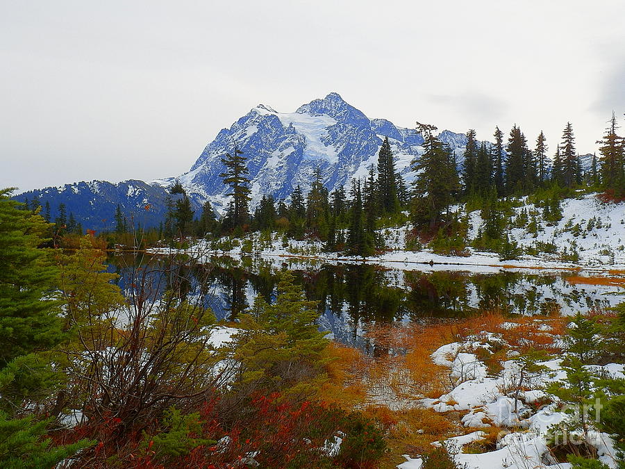 Mount Shuksan Washington Art Print Photograph By Art Sandi - Fine Art ...