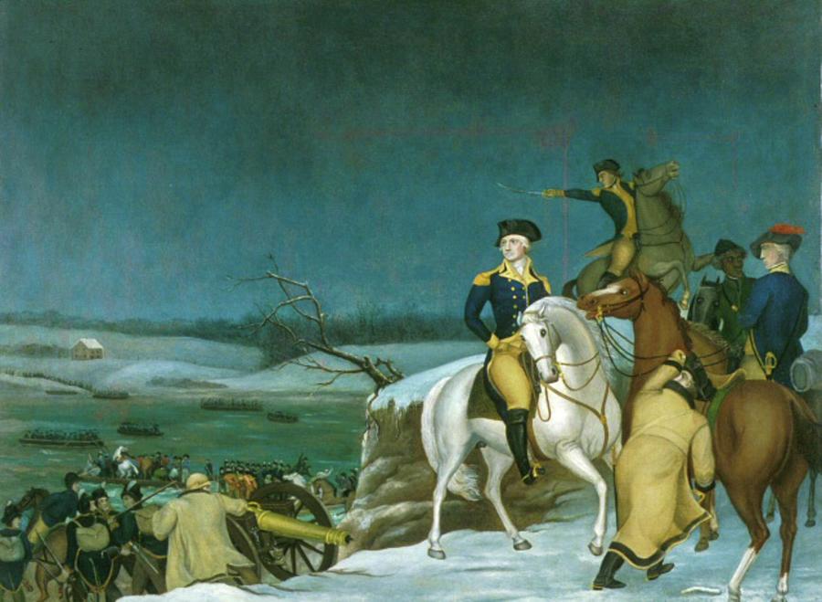 Washington at the Delaware Painting by Edward Hicks - Pixels