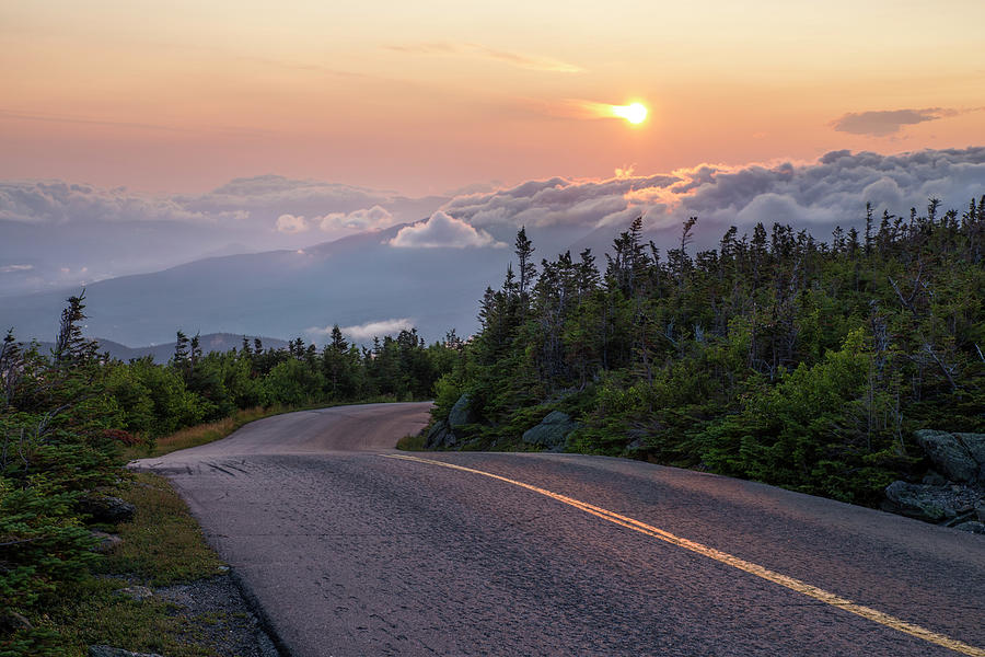 Washington Auto Road Sunrise Glow Photograph by White Mountain Images