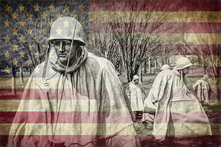 Washington DC Korean War Veterans Memorial  Photograph by Carol Japp