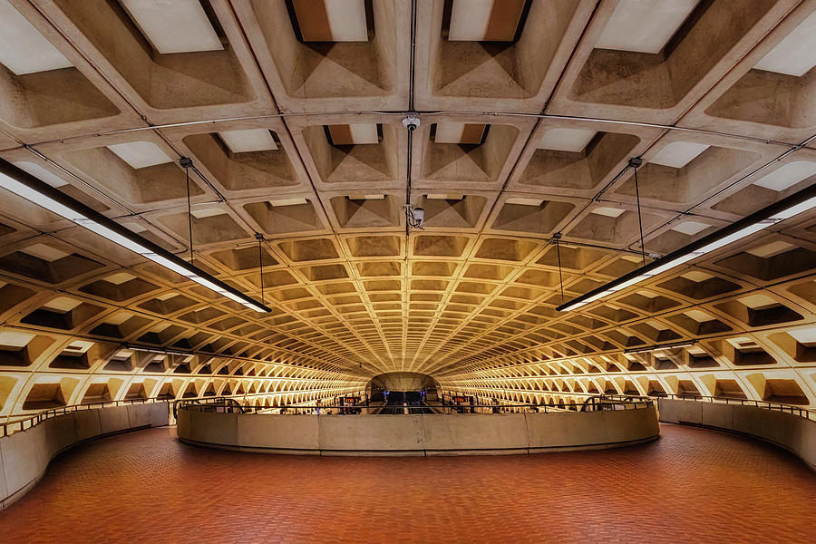 Washington DC Metro Station Photograph by Susan Candelario